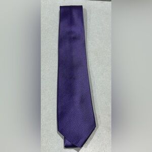 Michael Kors Men's Purple Tie Macys With MK Design And Small Square